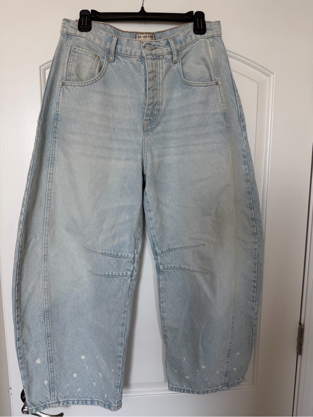 NWOT We The Free Good Luck Mid-Rise Barrel Jeans Size 29 - Picture 4 of 10